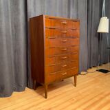 Tall chest of drawers, Denmark, 1950s.