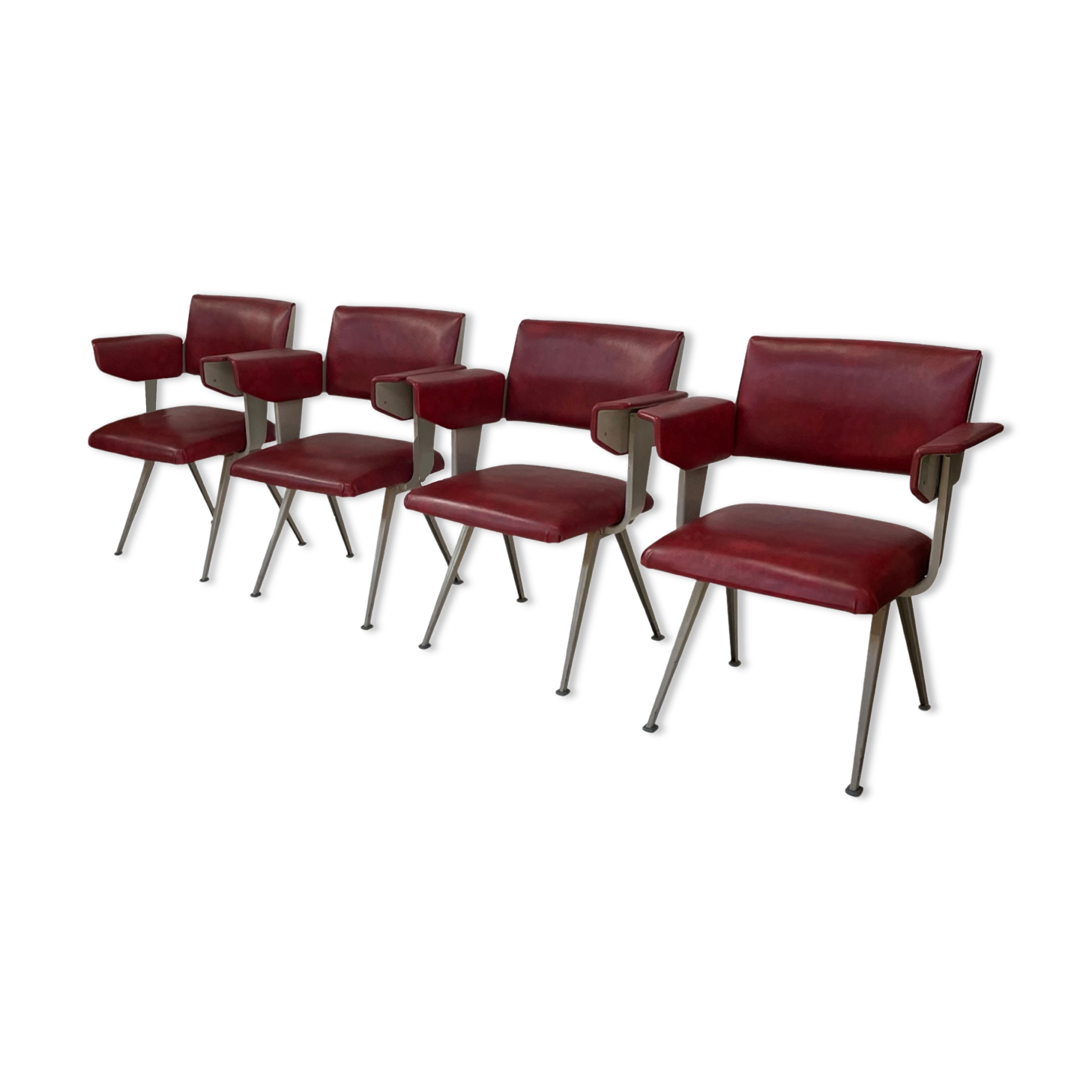 Friso Kramer Resort chairs set of 4 ‘Resort’ by Ahrend de Cirkel 1966