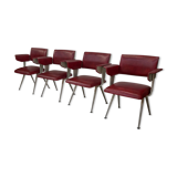 Friso Kramer Resort chaises ensemble de 4 'Resort' par Ahrend de Cirkel 1966