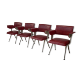 Friso Kramer Resort chairs set of 4 ‘Resort’ by Ahrend de Cirkel 1966