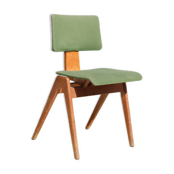 Robin Day chair "HILLESTAK" 1950 green