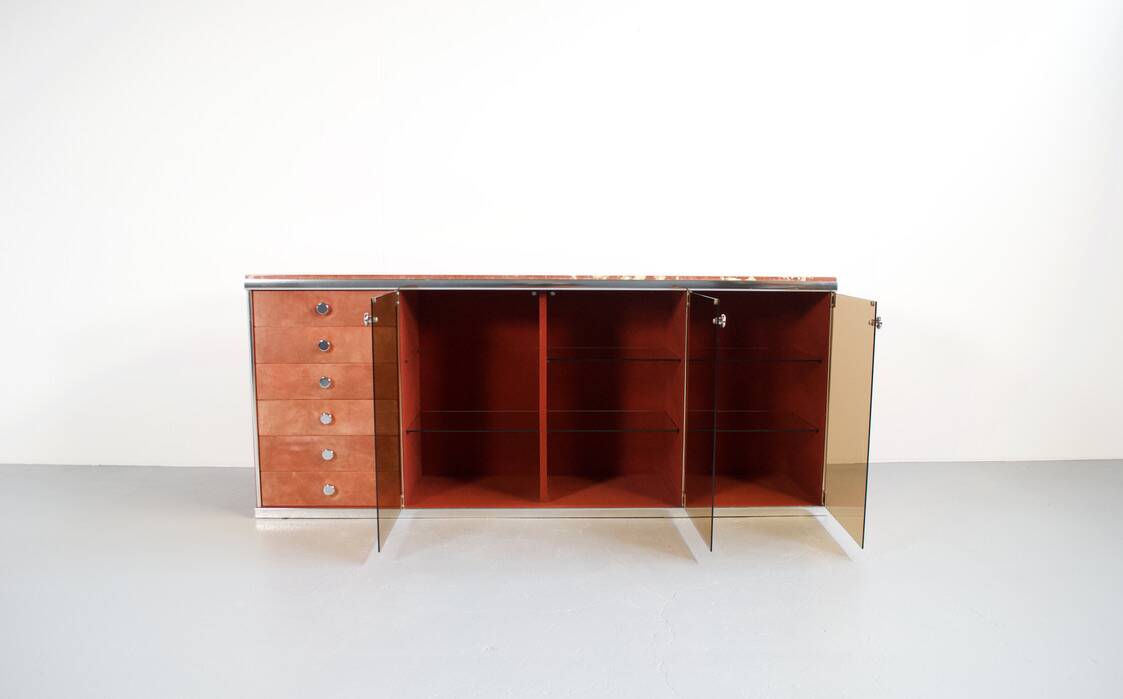 Sideboard by Guido Faleschini, 1970s, Mariani Italia publisher