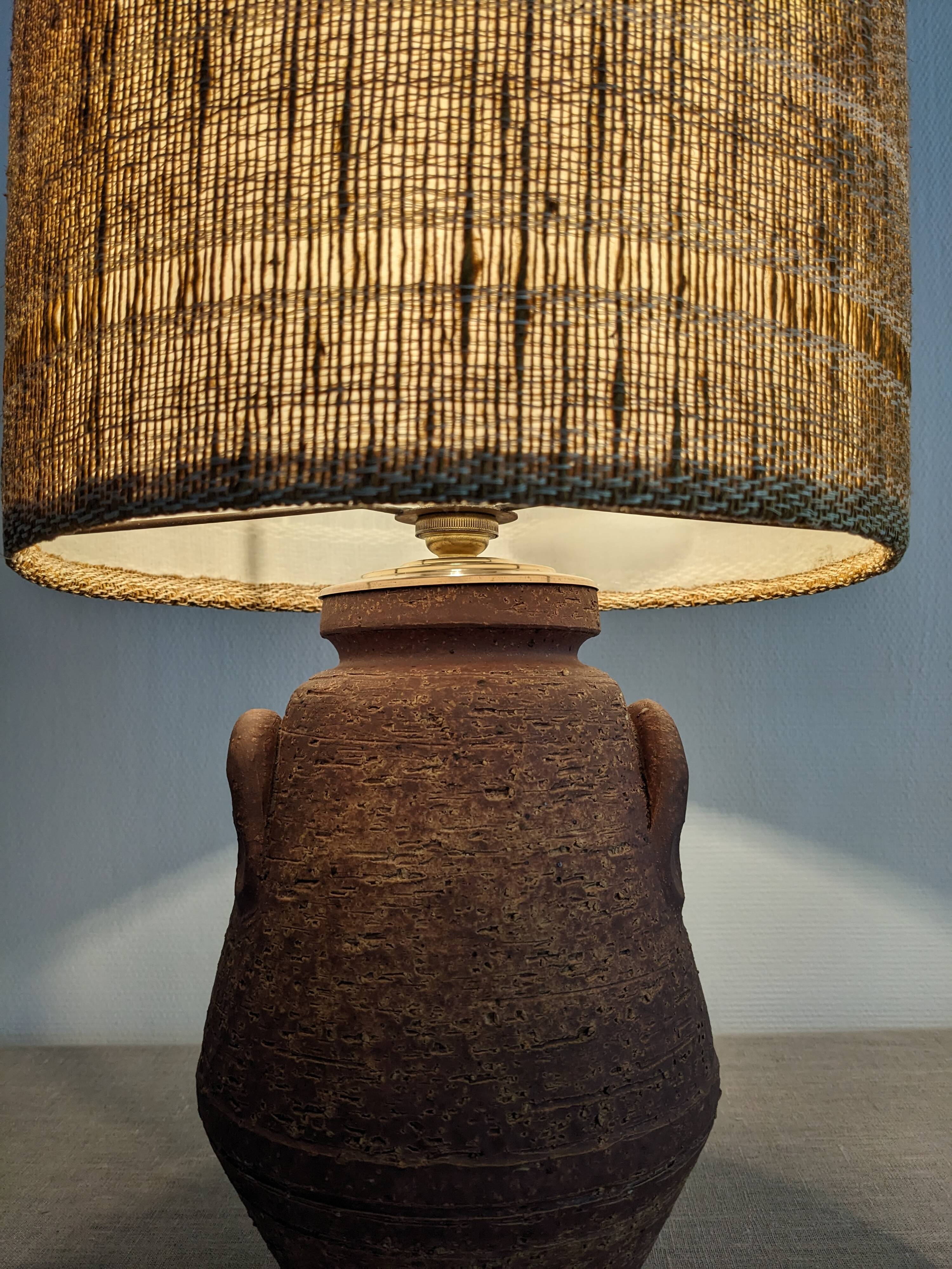 Lampe vintage en céramique des années 50/60