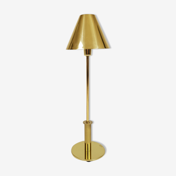 Table lamp in vintage gold plated steel, SCE France