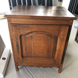 Small oak telephone cabinet