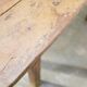 Vintage wooden farmhouse dining table