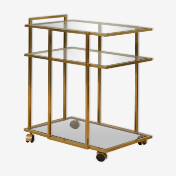 Hollywood Regency style bar cart