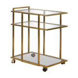Hollywood Regency style bar cart