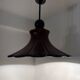 70s ceramic flower pendant light