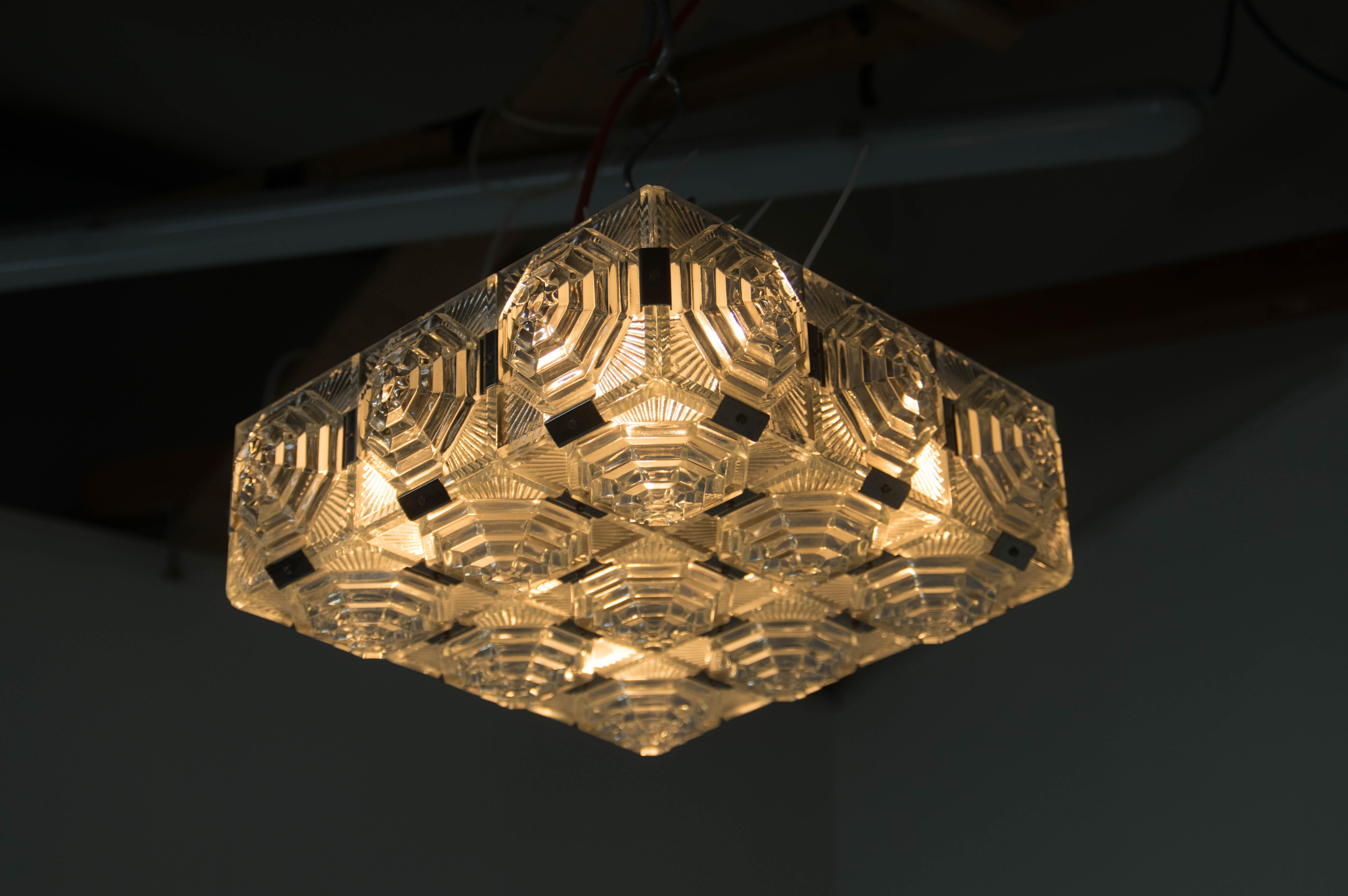 Plafonnier par Kamenicky Senov, années 1970, plus d’articles disponibles