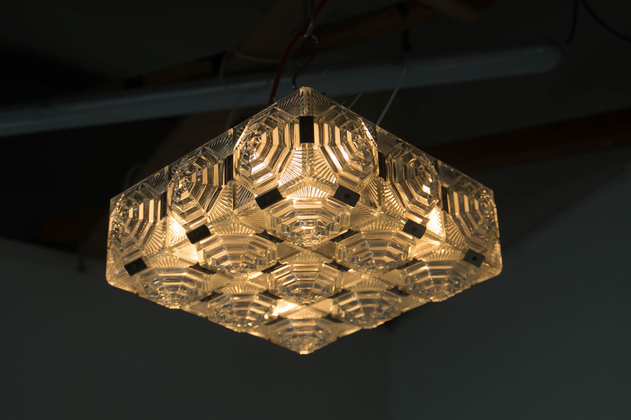 Brutalist Flush Mount by Kamenicky Senov, 1970s, More Items Available