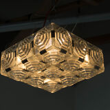 Brutalist Flush Mount by Kamenicky Senov, 1970s, More Items Available