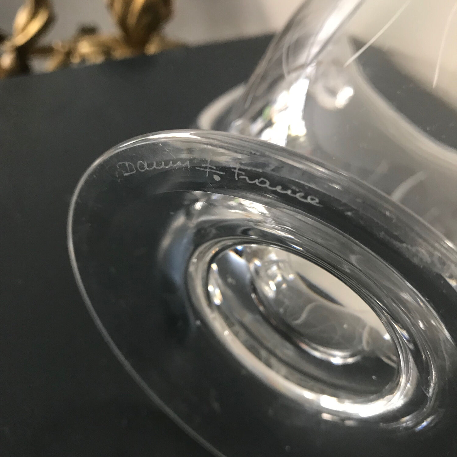 Pair of daum pitchers