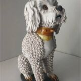 Sealed Dog Animal Glazed Ceramic Sculpture