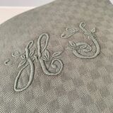 Serviettes anciennes monogrammées