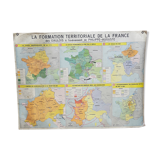 MDI school map "The territorial formation of France"