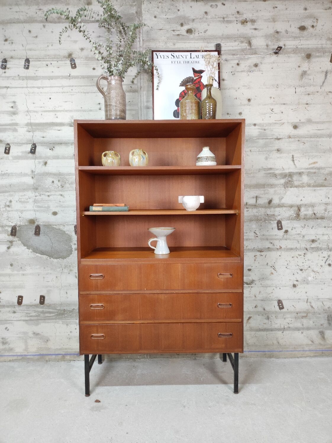 Vintage shelf bookcase or dresser