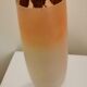 Old vase in colored glass