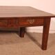 French coffee table in chestnut - 19th century