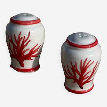 Ceramic salt and pepper shakers