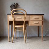 light wood Scandinavian antique desk