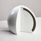 Perdomello 70 White Ceramic Hemisphere Lamp, 1970s