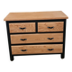 Commode bois massif et noir