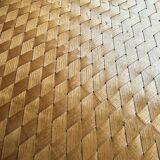 Table and chairs in woven chestnut