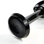 Vase moderniste, en verre, Pologne, années 1970