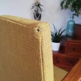 Bridge armchair with mustache back