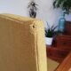 Bridge armchair with mustache back