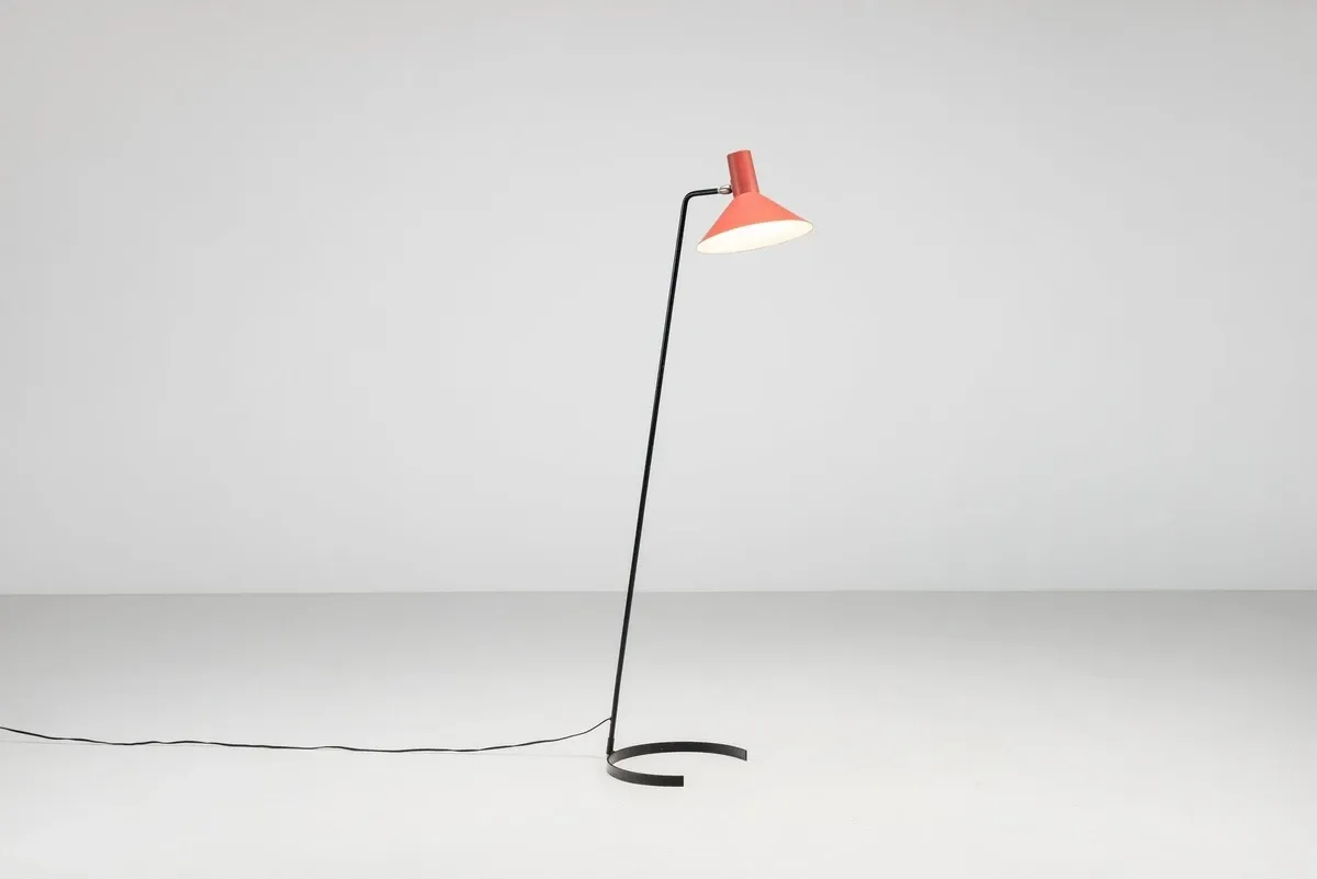 J.J.M. Hoogervorst model 8025 floor lamp Anvia Netherlands 1957