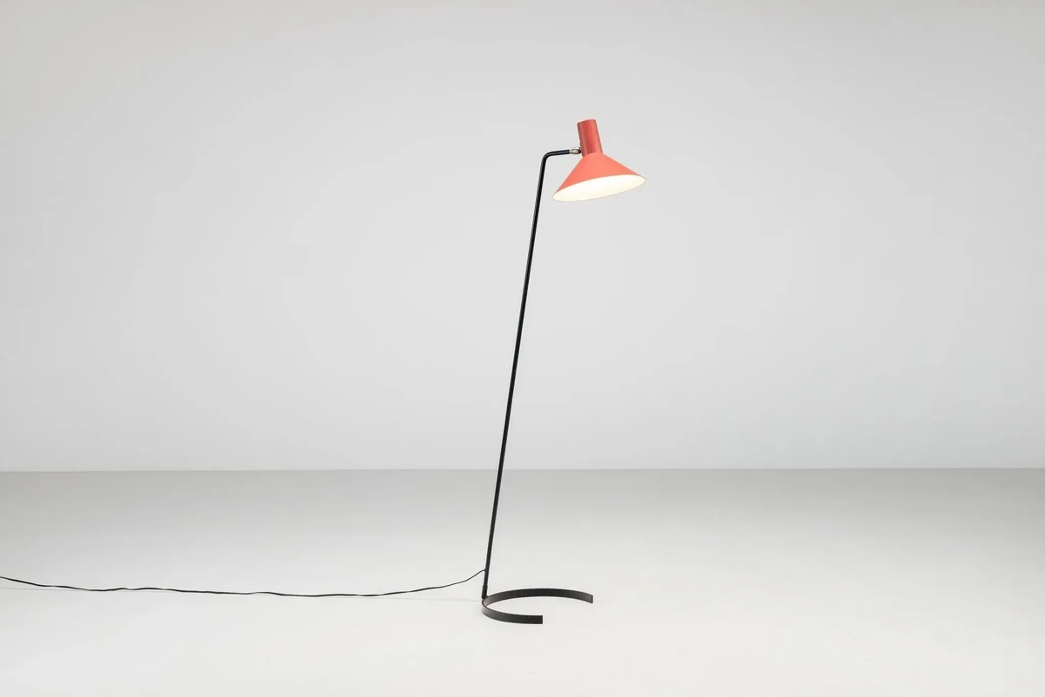 J.J.M. Hoogervorst model 8025 floor lamp Anvia Netherlands 1957