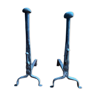 Pair of old chenets