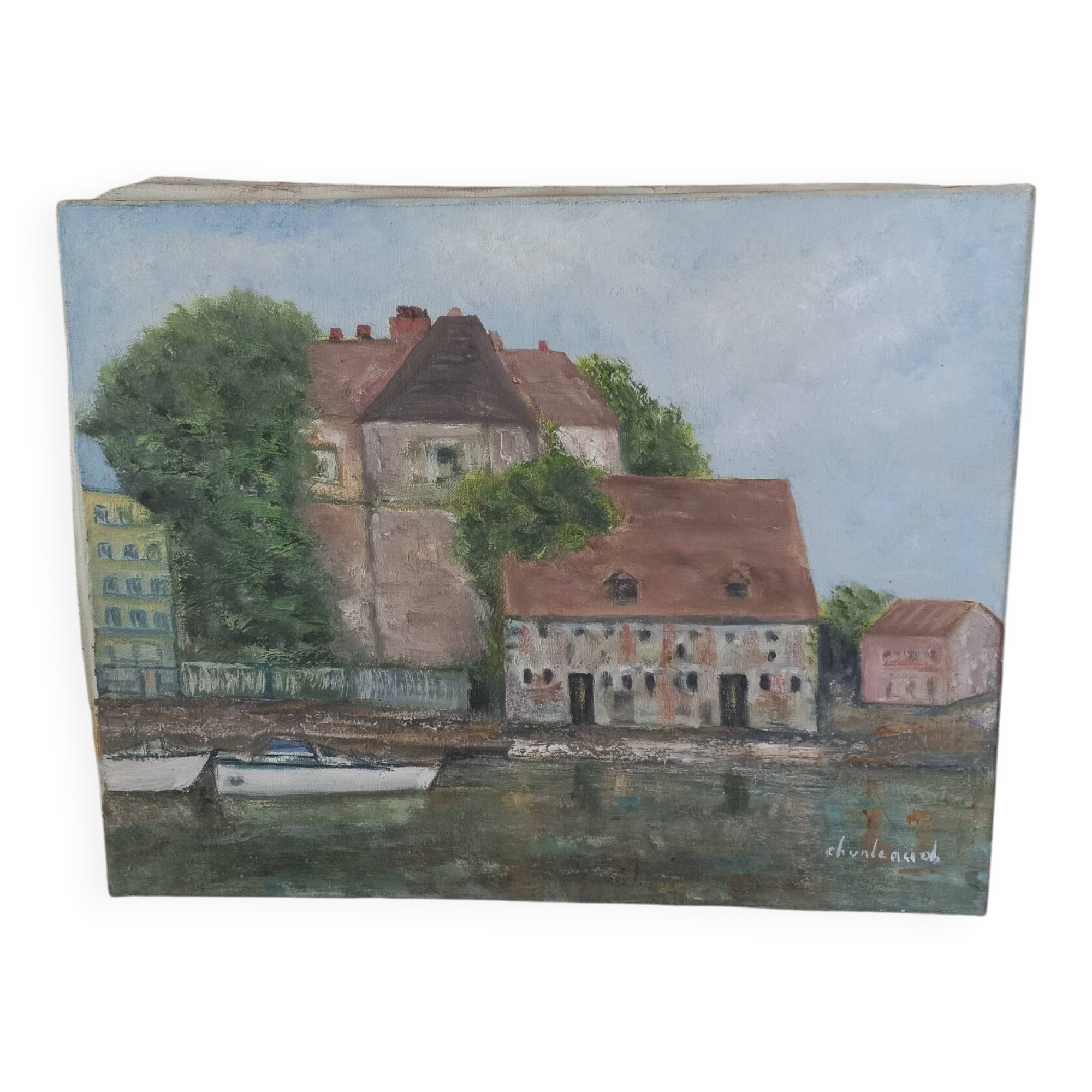 Oil on canvas Honfleur