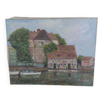 Oil on canvas Honfleur