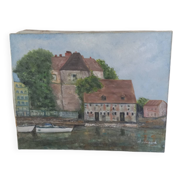 Oil on canvas Honfleur