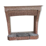 Granite and quartz chimney around 1920