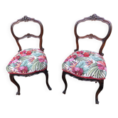 Chaises anciennes en noyer