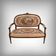 Canapé en hêtre teinté, style Louis XVI -1920