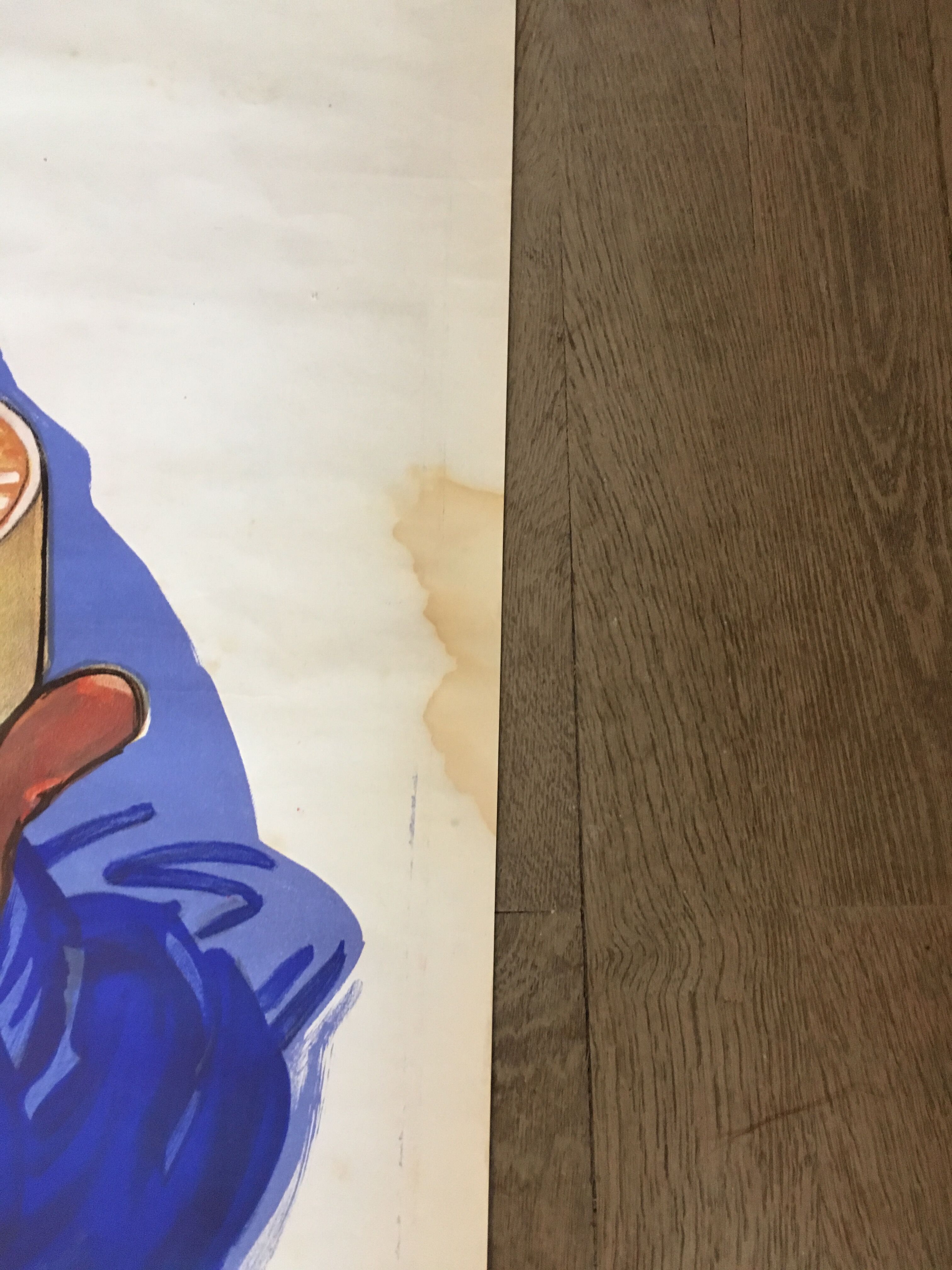 Old poster Camembert Georges Bisson 1937