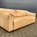 De Sede Ds-47 driezit, Cognac 5mm NECK Buffel leder topstaat