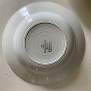 5 plates of Digoin earthenware