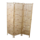 Vintage 3-panel bamboo screen, 1980s