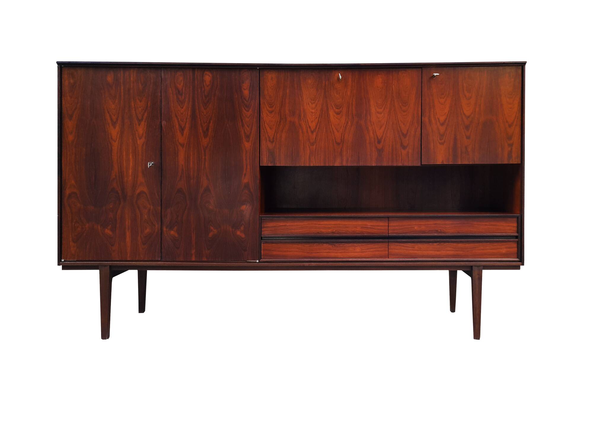 Large Scandinavian rosewood sideboard
