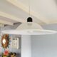 Vintage white metal suspension 1980