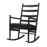 Rocking-chair en hêtre, design danois, années 1970, production: Danemark