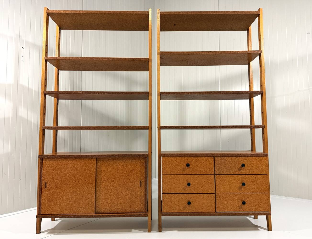 Pressed wooden wall units 1960’s