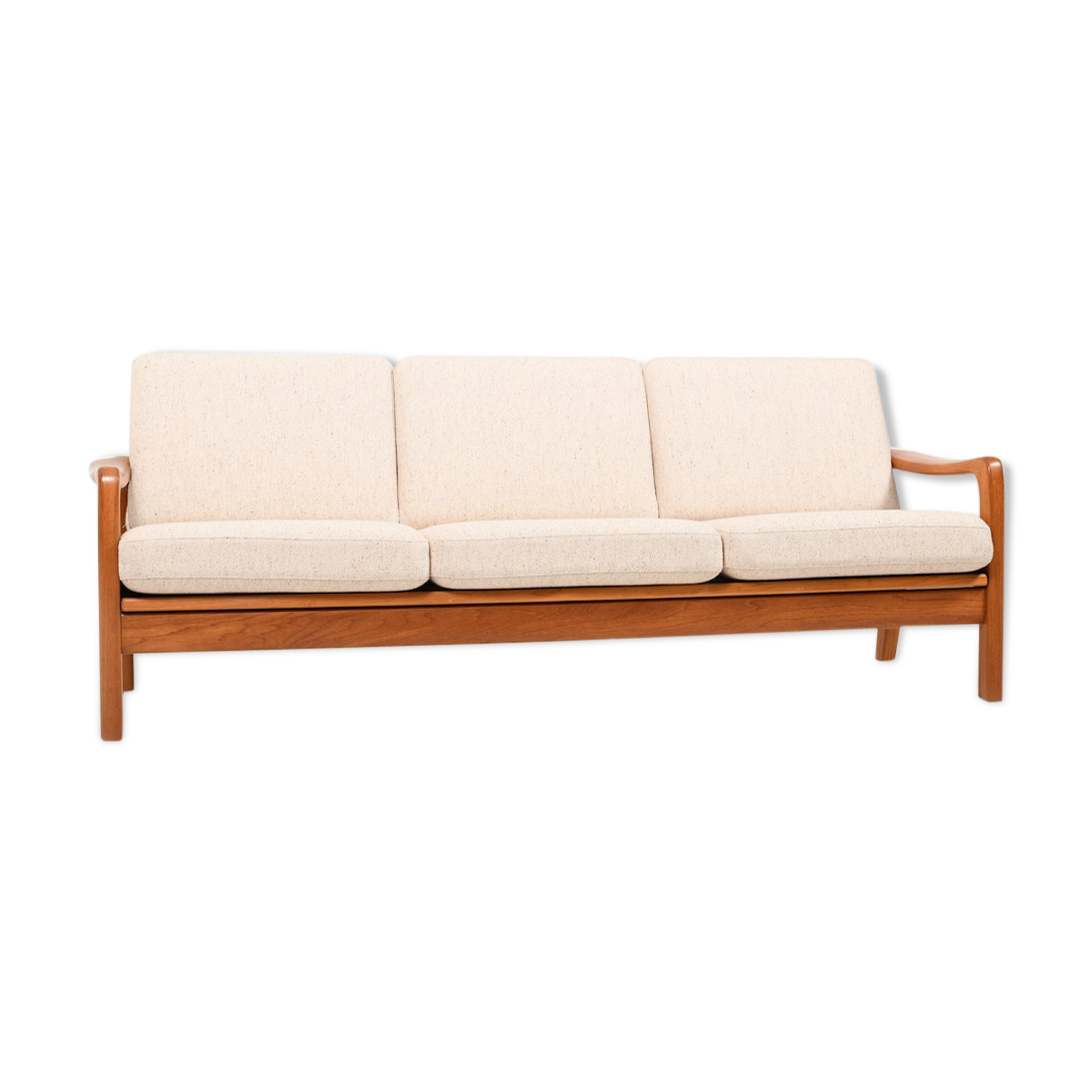 Danish teak 3-seater loungesofa / daybed by Jens-Juul Christensen