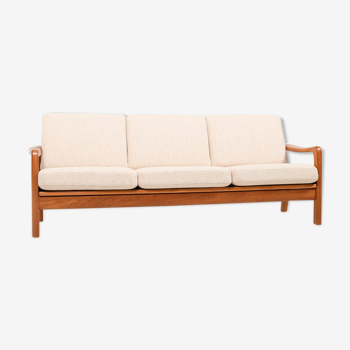 Danish teak 3-seater loungesofa / daybed by Jens-Juul Christensen